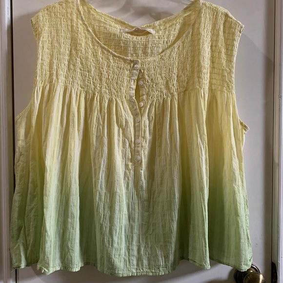 NWT Free People cotton combo blouse, size S - Picture 4 of 8